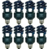 Sunlite® Compact Fluorescent Spiral Light Bulb E26 Base 20W Black Pack of 8