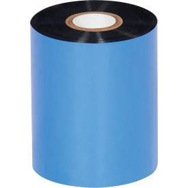 Global Industrial™ Zebra Thermal Transfer Ribbons 3-9/16""W x 1476'L Wax Blk 24 Rolls/Case