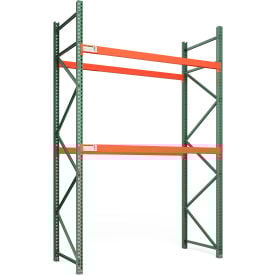 Global Industrial™ Bolted Teardrop Pallet Rack Starter 108""Wx 48""Dx 144 ""H 6420 lbs Shelf Cap