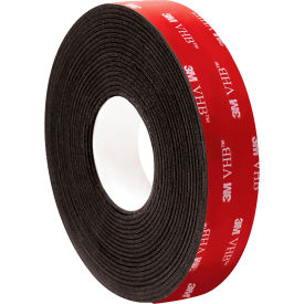 VHB 5962 Double Sided Foam Tape 1"" x 5 Yds. 62 Mil Black
