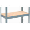 Global Industrial Double Rivet Additional Shelf  48""W x 24""D Wood Deck USA