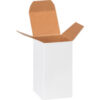 Global Industrial Reverse Tuck Folding Cartons 2""L x 2""W x 4""H White 1000/Pack