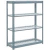 Global Industrial 4 Shelf Heavy Duty Boltless Shelving Starter 48""Wx18""Dx72""H Wire Deck USA