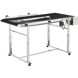 Global Industrial™ 5'L Electric Belt Conveyor 23""W Belt 27-1/2""H to 39-1/2""H 100 lb Capacity