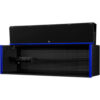 Extreme Tools DX Power Workstation Hutch 72""W x 21""D x 22-1/4""H Black with Blue Handle