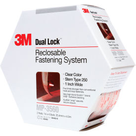 Dual Lock™ MP3560 Mini Pack Fasteners 1""W x 15'L Clear