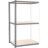 Global Industrial 3 Shelf Heavy Duty Boltless Shelving Add On 96""Wx36""Dx96""H Laminate Deck USA