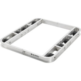 Global Industrial™ Aluminum Pallet Dolly with Tilt Rollers 48"" x 42"" 6000 lb. Cap.