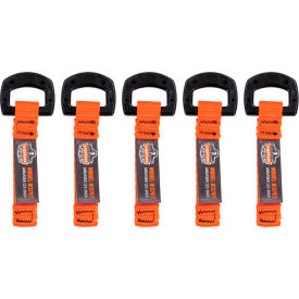 Ergodyne® Squids 3707 Web Tool Tether with Non Conductive D-Ring 2 lb. Cap. Orange Pack of 6