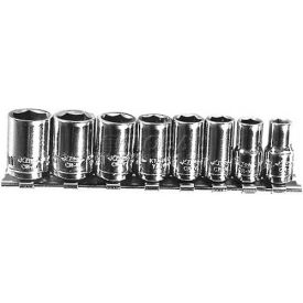 Chrome Socket 1/4"" Drive 8mm Short