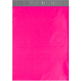 Global Industrial™ Colored Poly Mailers 14-1/2""W x 19""L 2.5 Mil Pink 100/Pack