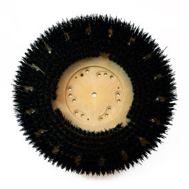 Global Industrial™ 17"" 50/80 Grit Scrub Brush for Concrete Black