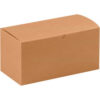 Global Industrial Gift Boxes 9""L x 4-1/2""W x 4-1/2""H Kraft 100/Pack