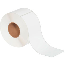Global Industrial™ Thermal Transfer Labels 4""W x 12""L 3"" Core White 4/Pack