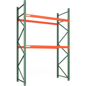 Global Industrial™ Bolted Teardrop Pallet Rack Starter 96""W x 48""D x 144""H 7160 lbs Shelf Cap