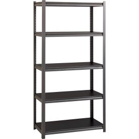 Iron Horse 5 Shelf Heavy Duty Boltless Shelving Starter 36""W x 18""D x 72""H Laminate Deck
