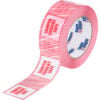 Tape Logic® Carton Sealing Tape Tamper Evident 3"" x 110 Yds. 2.5 Mil Red/White