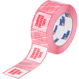 Tape Logic® Carton Sealing Tape Tamper Evident 3"" x 110 Yds. 2.5 Mil Red/White