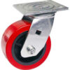 Faultless Swivel Plate Caster 1498-8 8"" Polyurethane Wheel