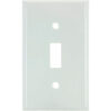 Sunlite® Toggle Switch Plate 1-Gang White Pack of 12