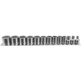 Chrome Socket 3/8"" Drive 12 Point 11/16"" Short