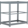 Global Industrial 3 Shelf Standard Duty Boltless Shelving Starter 48""W x 18""D x 36""H No Deck