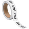 Tape Logic® Consecutive Numbered Labels 2001-2500 1-1/2""L x 1""W Black/White Roll of 500