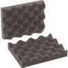 Global Industrial™ Convoluted Foam Sets 6""W x 8""L x 2"" Thick Charcoal 48/Pack