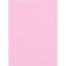 Global Industrial™ Anti Static Flush Cut Foam Pouches 9""W x 12""L x 1/8"" Thick Pink 150/Pack