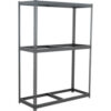 Global Industrial 3 Shelf Extra Heavy Duty Boltless Shelving Starter 72""W x 18""D x 120""H No Deck