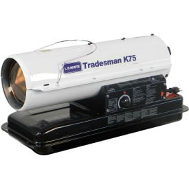 L.B. White® Portable Kerosene Heater Tradesman K75 75K BTU # 1 or # 2 Fuel Oil