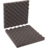 Global Industrial™ Convoluted Foam Sets 12""W x 12""L x 2"" Thick Charcoal 24/Pack