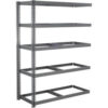 Global Industrial 5 Shelf Extra Heavy Duty Boltless Shelving Add On 72""W x 24""D x 72""H No Deck