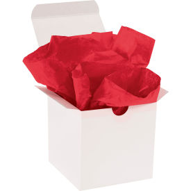 Global Industrial™ Gift Grade Tissue Paper 10 lbs. 15""W x 20""L Scarlet 960 Sheets