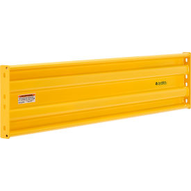 Global Industrial™ Steel Guard Rail 3-Rib 6'L Yellow