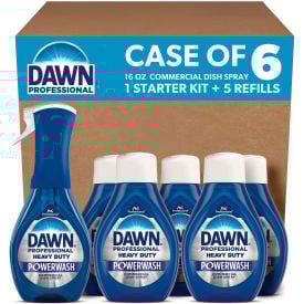 Dawn® Professional Heavy Duty Powerwash Dish Spray Fresh Scent 16 oz. Bottle 6/Case