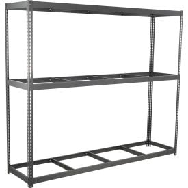 Global Industrial 3 Shelf Extra Heavy Duty Boltless Shelving Starter 96""W x 30""D x 96""H No Deck