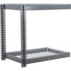 Global Industrial 2 Shelf Extra Heavy Duty Boltless Shelving Add On 48""W x 24""D x 36""H Wire Deck