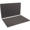Global Industrial™ Convoluted Foam Sets 36""W x 24""L x 2"" Thick Charcoal 9/Pack