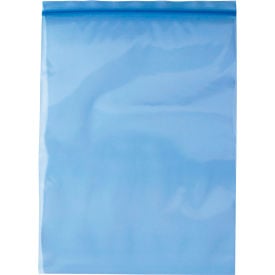 Global Industrial™ VCI Reclosable Poly Bags 10""W x 12""L 4 Mil Blue 250/Pack