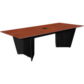 Regency Array Conference Table with Power Data Grommet 96""L x 48""W x 29""H Cherry/Black