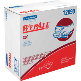 Kimberly-Clark Professional Wypall X90 Cloths Industrial - 68/Box White