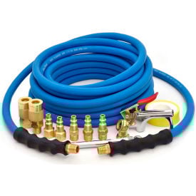 BluBird® Rubber Air Hose Fleet Edition Tire Inflator Kit 3/8"" ID x 50'L