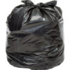 Global Industrial Medium Duty Trash Bags 30-33 Gal 12 Mic Black 250 Bags/Case
