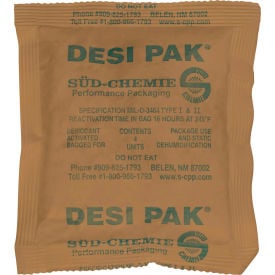 Global Industrial™ Clay Desiccant Bags 5""W x 5-1/2""L x 1/2""D Kraft 500 Packs