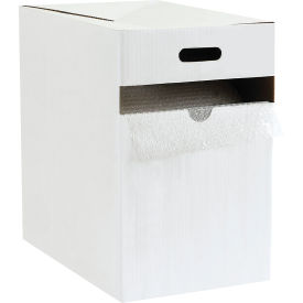 Global Industrial Perforated Adhesive Air Bubble Dispenser Pack 12""W x 175'L x 3/16"" Bubble Clear
