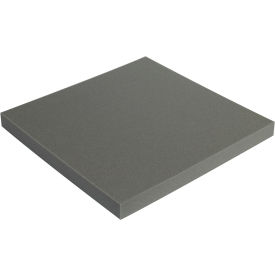 Global Industrial™ Cloud Foam Sheets 24""W x 24""L x 2"" Thick Charcoal 6/Pack