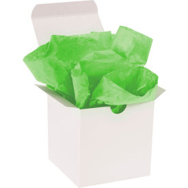 Global Industrial™ Gift Grade Tissue Paper 10 lbs. 15""W x 20""L Citrus Green 960 Sheets