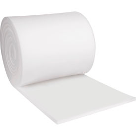 Global Industrial™ Cloud Foam Roll 24""W x 72'L x 1/2"" Thick White 1 Roll