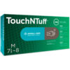 Ansell TouchNTuff 93-250 Nitrile Powder Free Disposable Glove 5 Mil Dark Grey S 100/Box